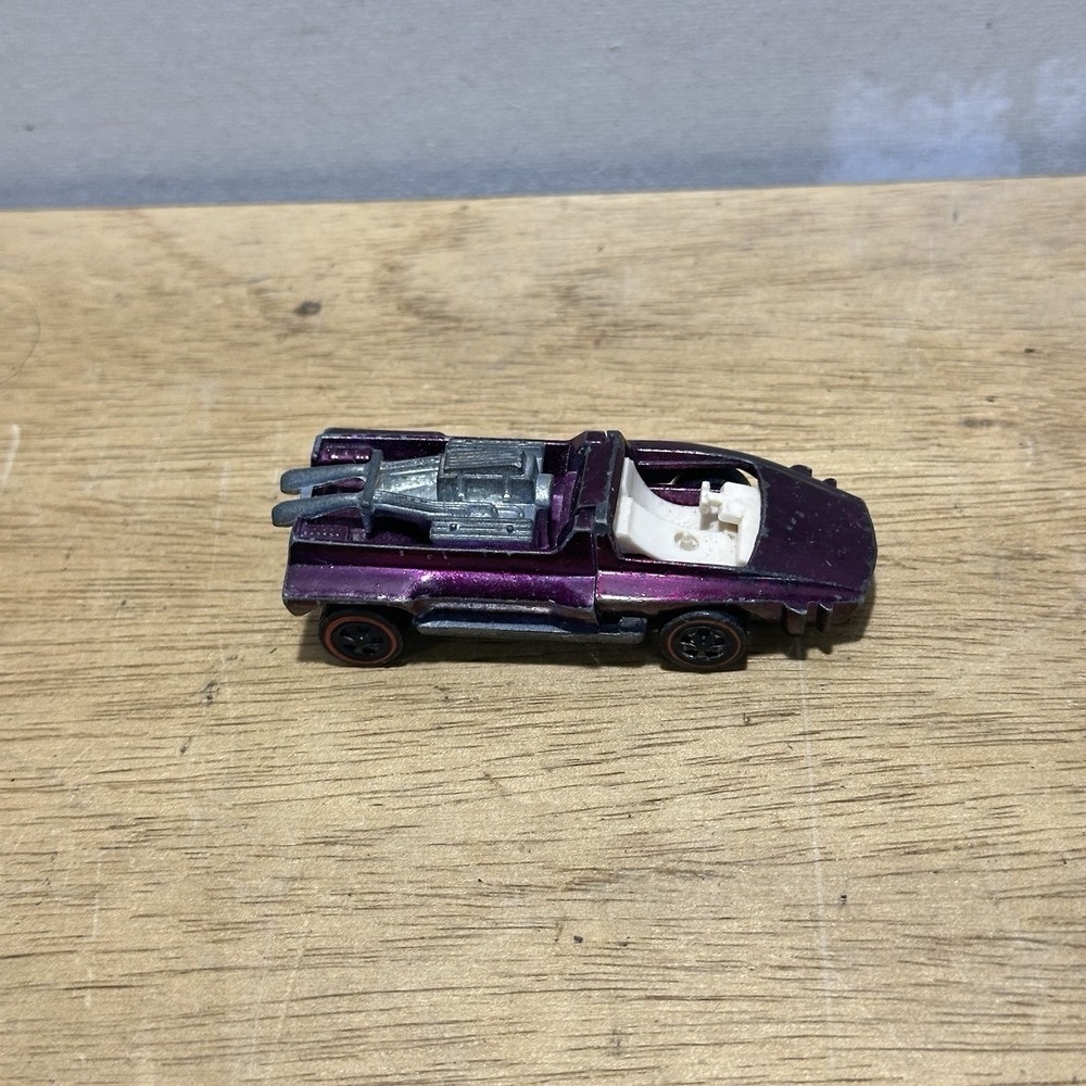 Hot Wheels 1969 Redline Hairy Hauler Magenta Purple Vintage - Picture 4 of 7